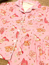 Gala Cowgirl Boot Pyjama Set - Pink